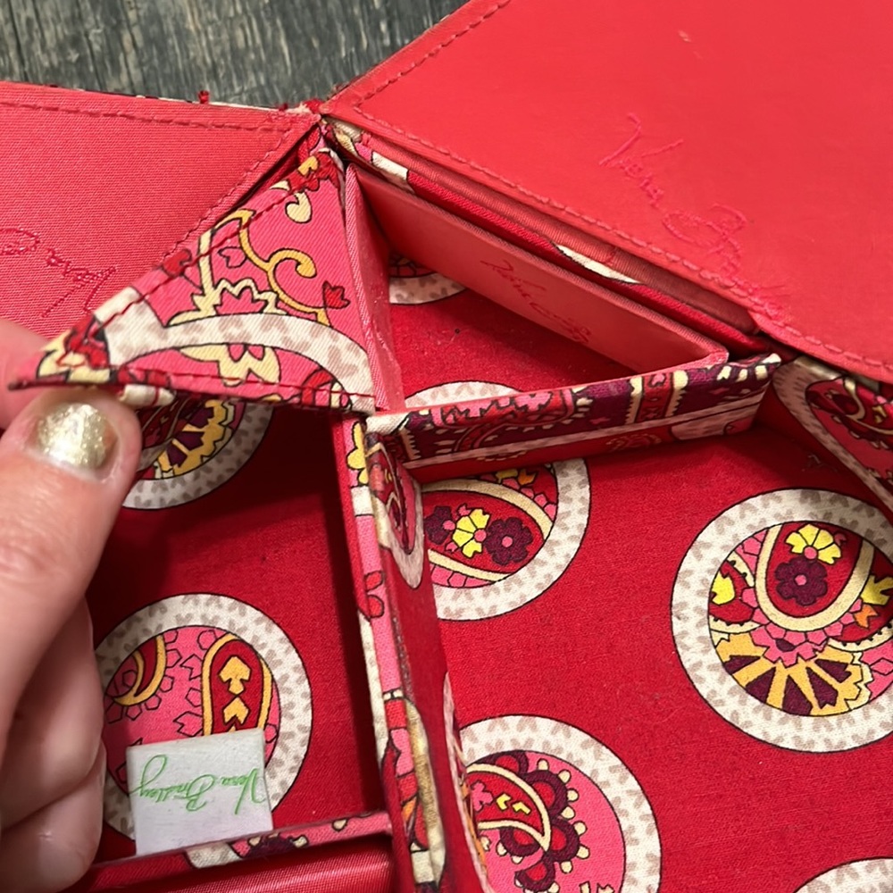 Vera Bradley quilted heart jewelry box - Picture 7 of 13